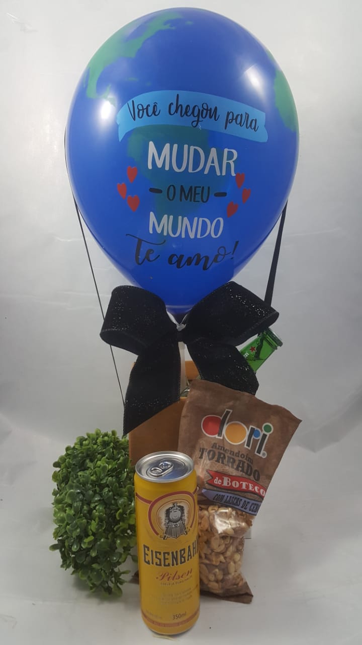 Kit Cachepot e Balo Dia dos Namorados